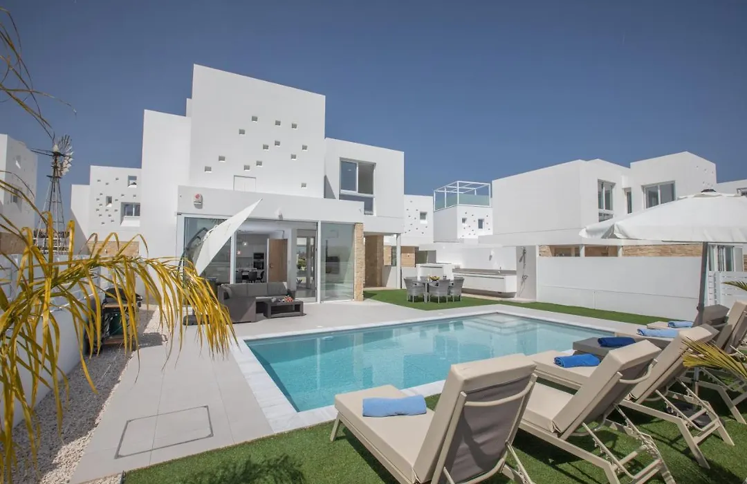 Walk To Beach- Central Protaras- Pool Villa, Blue Island Villa-1
